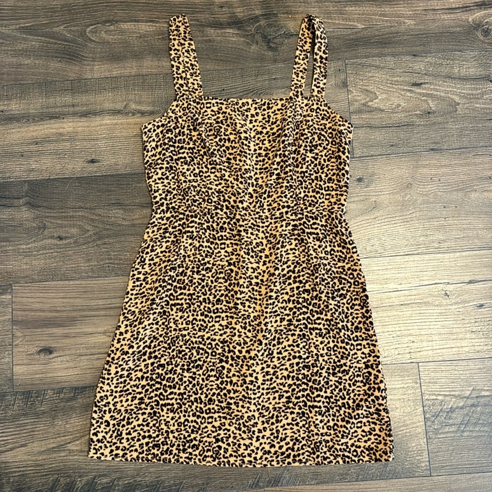Leopard Print Mini Dress